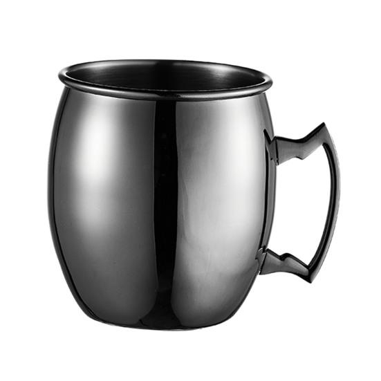 Moscow Mule Cup Stainless Steel Hammered Copper Plated Mug Rust-Proof Cocktail Cup for Whiskey Beer Iced Coffee Dishwasher Safe Gifts