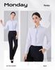 2026 Women's Formal Long Sleeve White Shirt – Spring Workwear Design