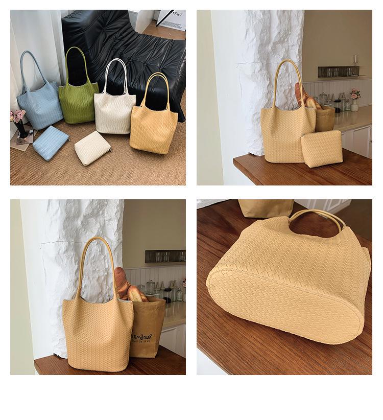 Women's 2026 Fashion Woven Tote Bag - Versatile, High-End, Large Capacity Shoulder Handbag