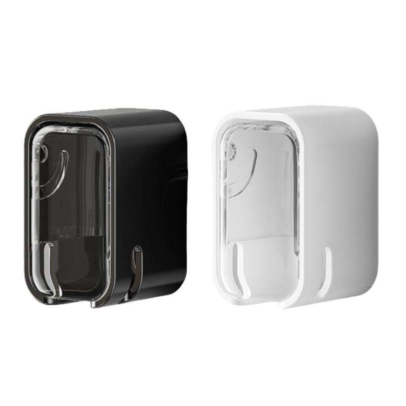2025 Dustproof Wall-Mounted Toothbrush Holder with Lid for Electric and Manual Brushes