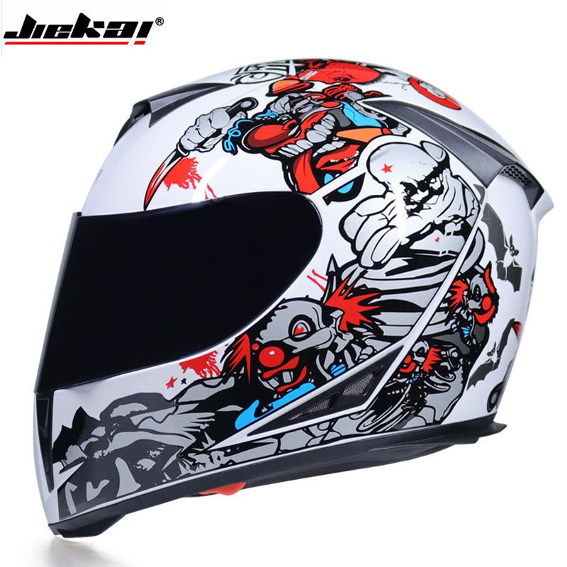 Electric Vehicle Bicycle Helmet Men's and Women's Full Helmet Full Cover Type Personalized Four-season Double Lens Warm Anti-fog Cap