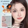 5D Self-Adhesive False Eyelashes: No Glue Required, Hard Stem Design, Includes Lower Lashes In an Eyelash Book.