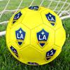 LA Galaxy Size 5 Soccer Ball, Machine-Stitched PVC, Durable & High Bounce, All Ages Fit, Fan Merchandise, Matches & Outdoor Use.