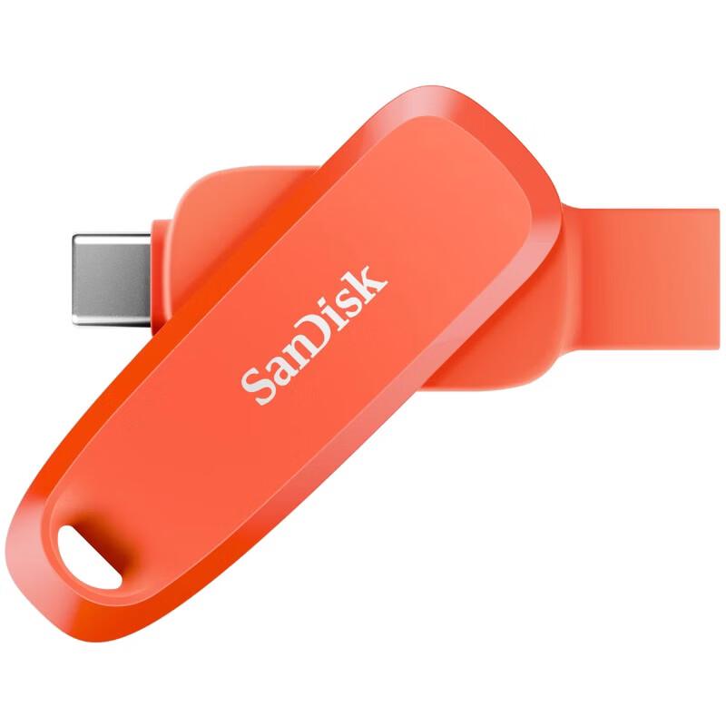 SanDisk 256GB Type-C USB 3.2 Dual Drive Go Flash Drive