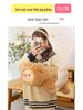 Cartoon Dinosaur Transforming Plush Pig Toy - Long Fur Sleeping Hug Pillow