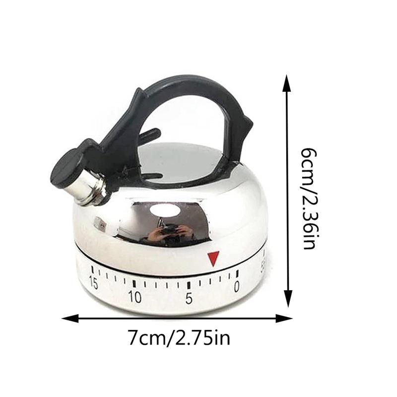 Mechanical Kitchen Timer & Alarm Clock for Baking and Study