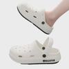 Summer Cartoon Slip-On Outdoor Slippers: Non-Slip Baotou Beach Shoes with Thick Soft Soles