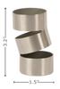 Trifri Toothpick Dispenser Compact Stainless Steel Cocktail Picks Holder For Patio Stool & Dinner Table one circular spiraled Holder