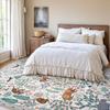 Large Area Rugs for Living Room Machine Washable Carpet for Bedroom Thick Abstract Jungle Animal Coffee Table Non-slip Floor Mat