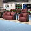 Billiard Club Sofa Set with Coffee Table