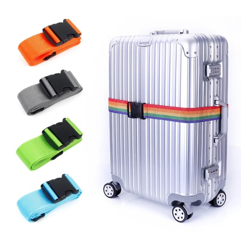 Luggage Strap Heavy Duty Add a Bag Luggage Strap Adjustable Travel Suitcase Connector Belt Baggage Attachment Accessory