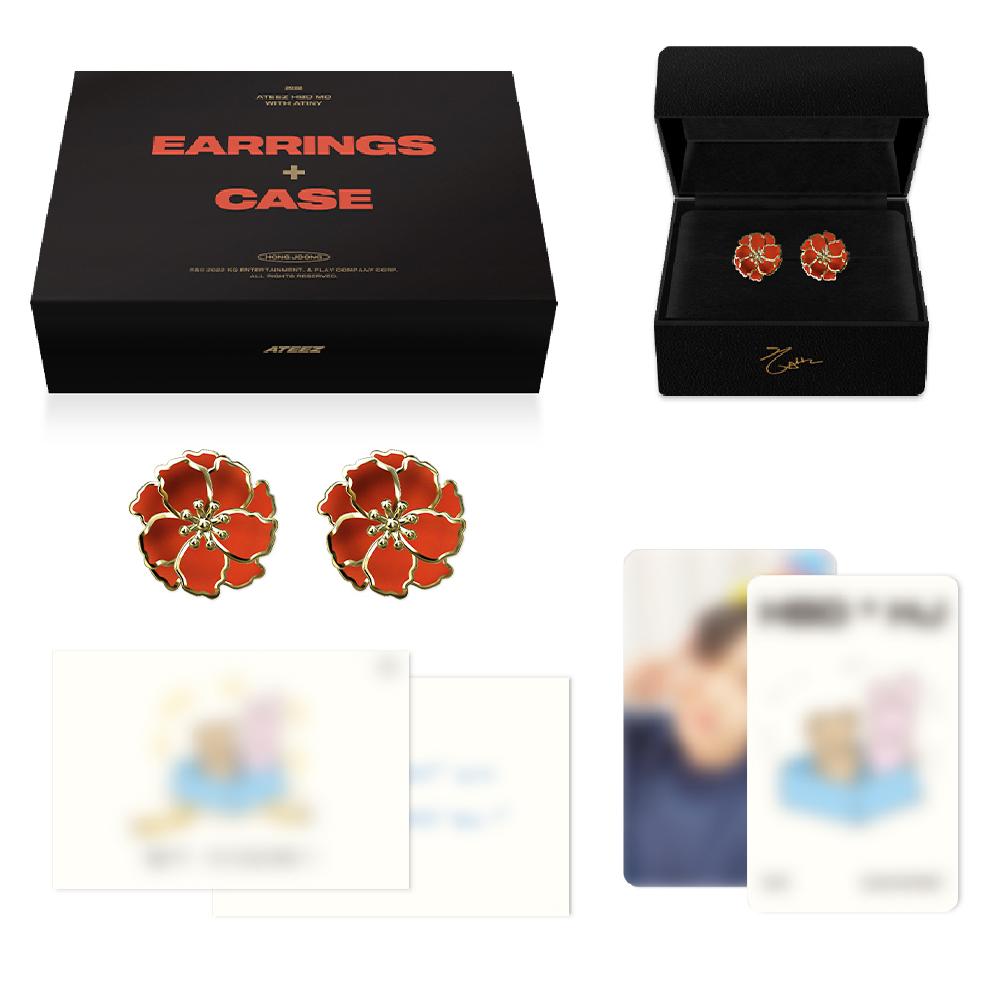 Buy ATEEZ HONG JOONG Our Story HBD Eearrings + Case at