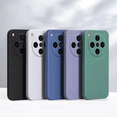 For OPPO Find X8 Pro Liquid Silicone Case OPPO Find X8 Pro Cover Funda Coque Soft TPU Camera Protector Shell OPPO Find X8 Pro