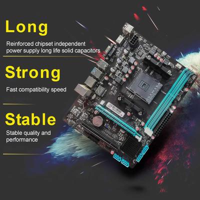Computer Motherboard LGA904 CPU Supports FM2, FM2+ Series Processors Supports Up To 16G