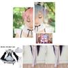 Elegant Zero Kara Hajimeru Isekai Seikatsu Twins Ram/rem Versatile Cosplay Maid Dress With Matching Headwear