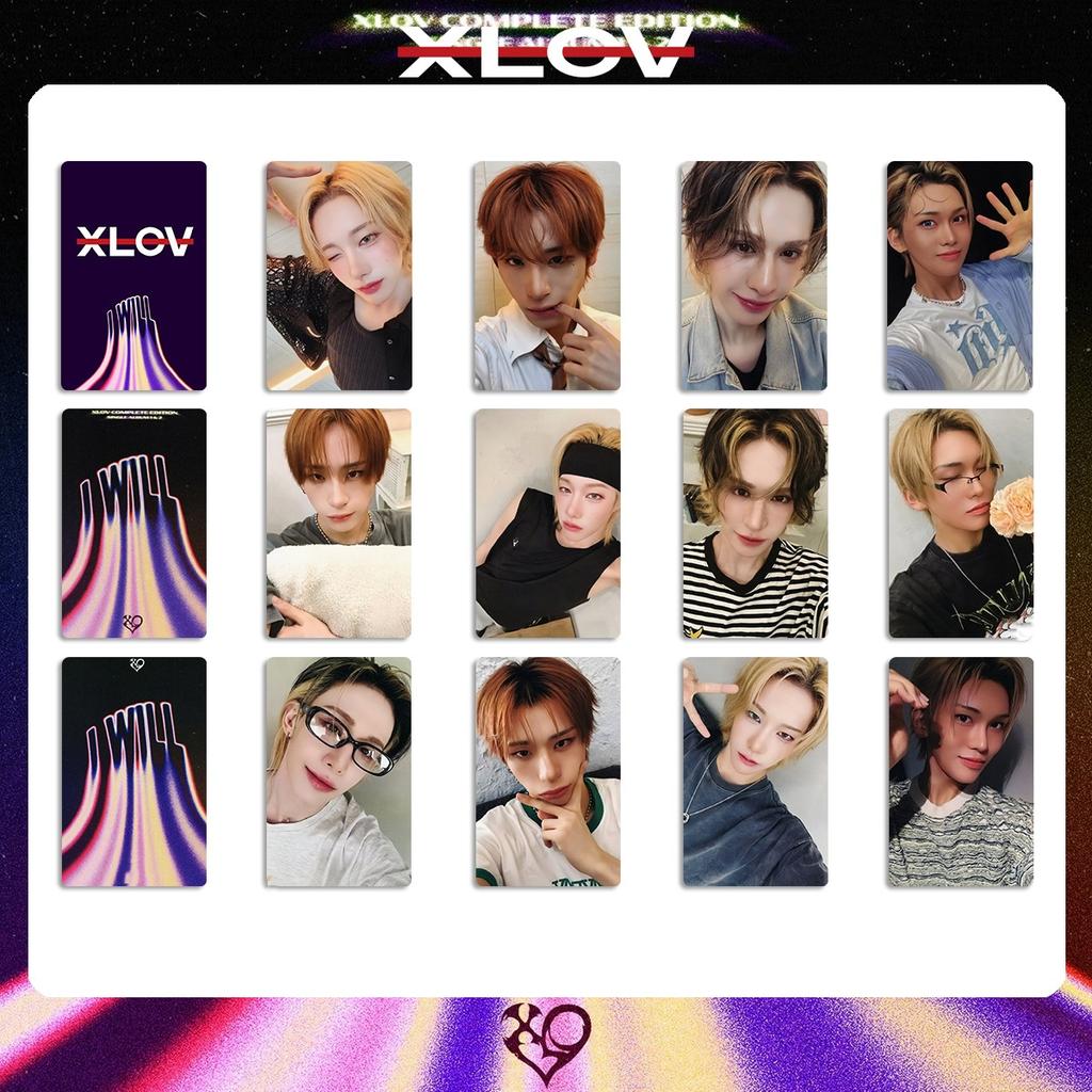 Kpop XLOV Spezialkarte I WILL Album Silfie-Karte EVOL Kollektion LOMO Karte JUMP UP YES 24 Wumuti Rui Hyun Haru Fan-Postkarten