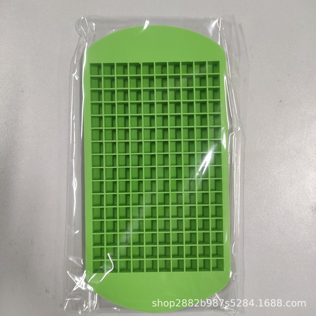 160 Ice Silicone Mold Compartments Silicone Ice Compartment Mini Cubes Crushed Collapsible Ice Cube Mold Kitchen Popsicle Mold