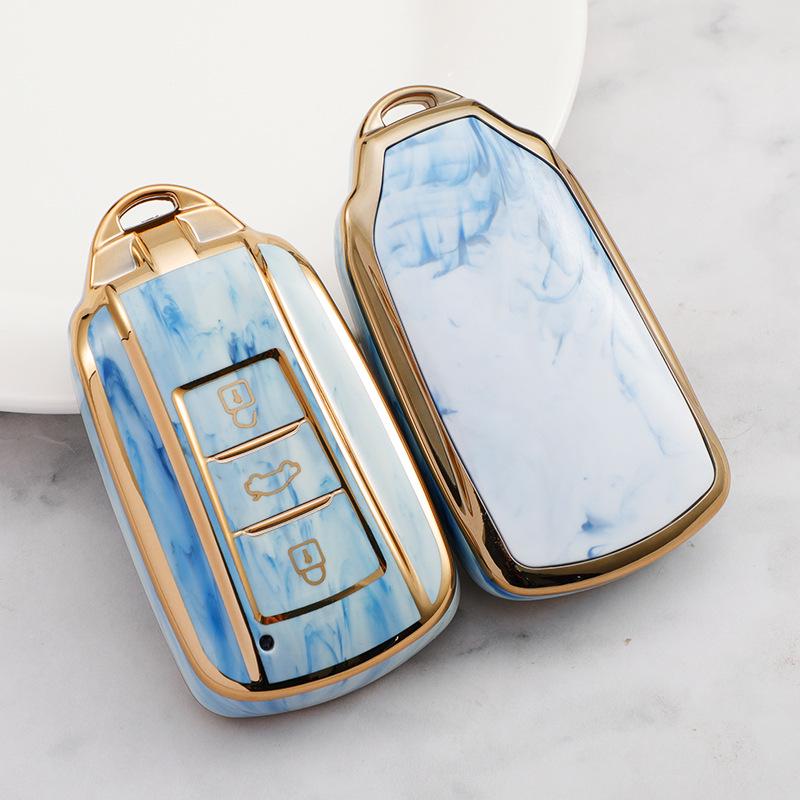 Compatible Key Cover for Dongfeng Fengxing Jingyi S50 21, T5, M7 Lingzhi, M5EV Gem Pattern