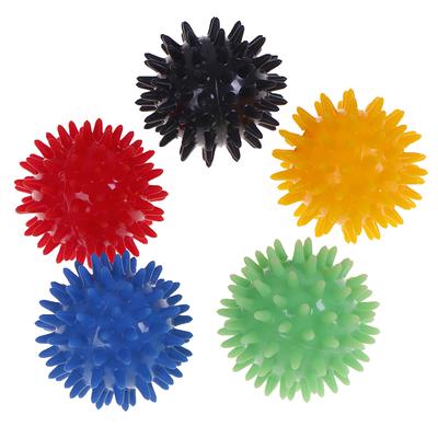Ganzkörper-Massageball mit Stacheln, harter Stressball, 6 cm, für Fitness- und Sportübungen