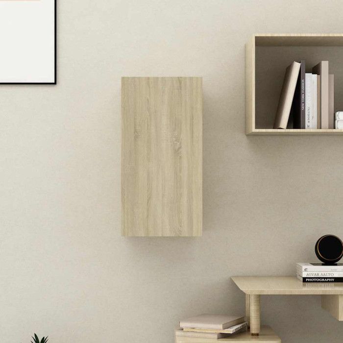 VidaXL Meuble TV Chêne sonoma 30,5x30x60 cm Bois d’ingénierie 803332