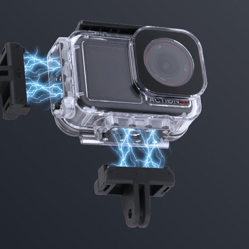 Heavy Duty Dives Case for Action5PRO/4/3 Underwater Photography High Transparencys Lens Quickly Release Mechanism