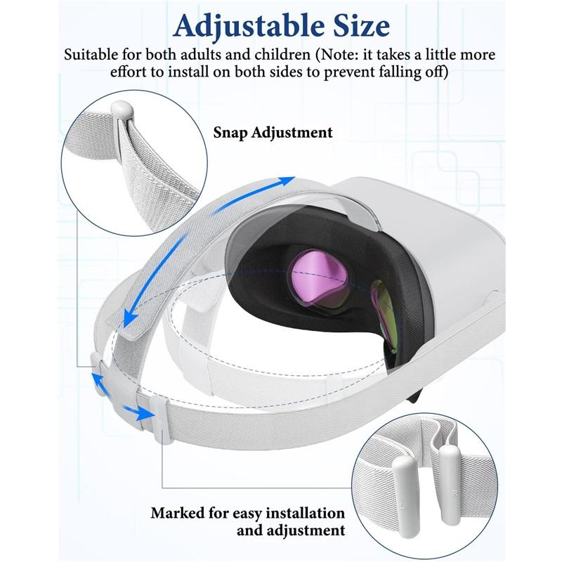 Kopfband für Oculus Quest 2 Headset, Ersatz-Kopfband Kompatibel mit Meta Quest 2 Kopfband & Oculus Quest 2