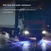 2PCS LED Trailer Lights Dual Color Watermelon Light Truck Side Marker Indicators Warning Lamp with Strobe Truck Side Lamp