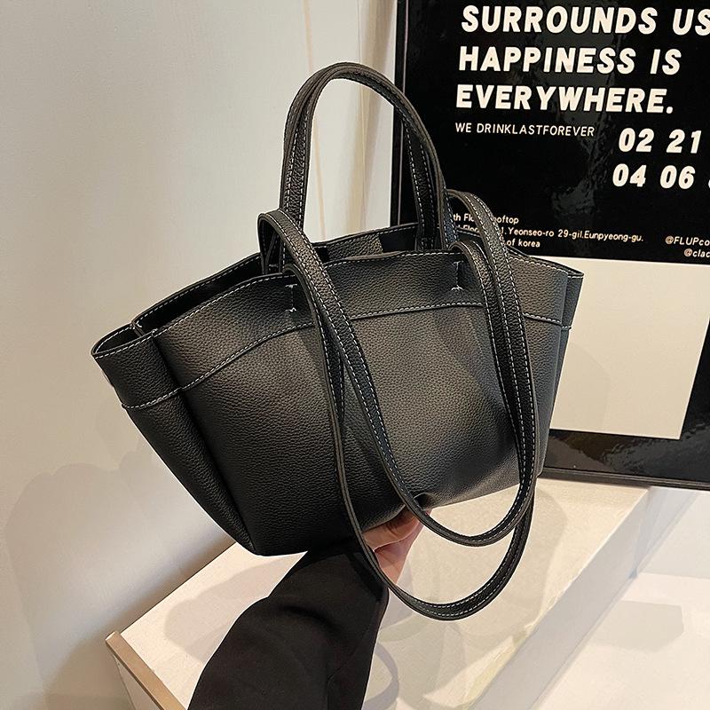 Pendler-Handtasche mit großem Fassungsvermögen für Damen, neue High-End-Gemüsekorb-Tasche 2025, einfache und vielseitige Umhängetasche
