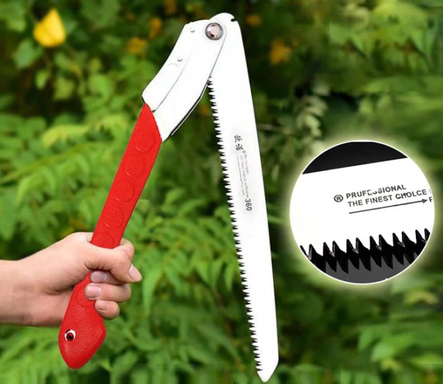 F50 Håndsag Sammenleggbar Snekkerbåndsag Husholdnings Liten Håndholdt Hage Frukttre Utendørs Tømmerhogst Saging Hurtig Sammenleggbar Sag