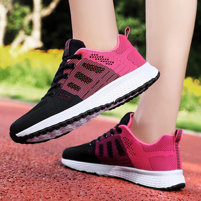 Spring / Autumn Women's Flying Women's Shoes Running Shoes Summer Breathable Casual Sports Women's Shoes