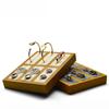Solid Wood Jewelry Tray 6 Compartments Organizer for Bracelets Rings Earrings Display Stand