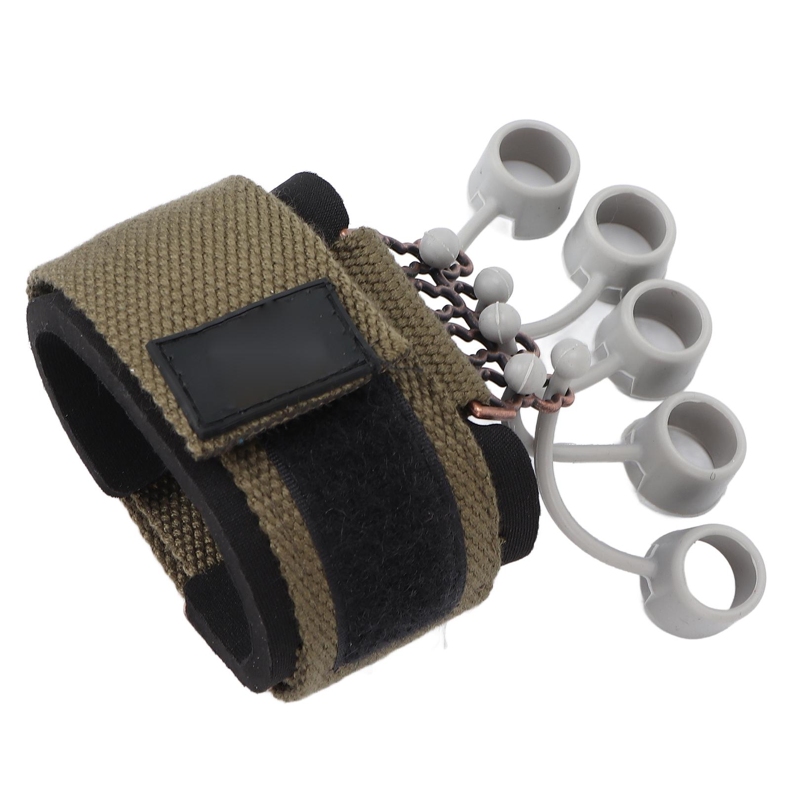 

Тренажер для пальцев, силиконовый регулируемый ремешок для запястья, усилитель хвата для тренировок 20 lbs