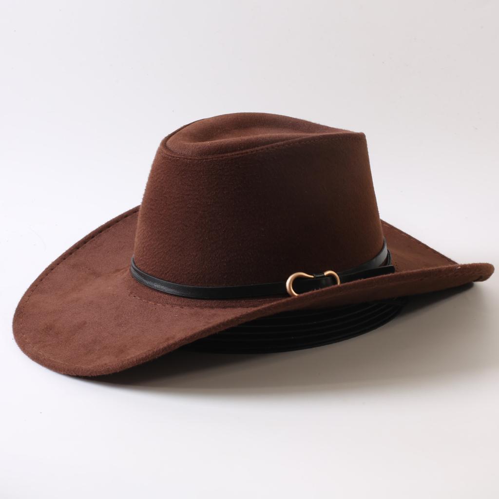 Popolare cappello western da cowboy a tesa larga classico europeo e americano per uomo e donna moda outdoor cappello da cowboy anti-sole cappello jazz