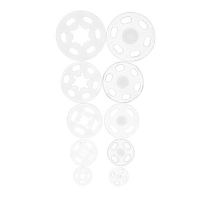 100pcs Plastic Snap Crafts Fasteners Stud Sewing Press Button