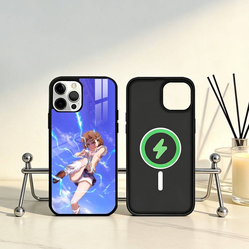 

Misaka Mikoto Phone Case For iPhone17,16,15,14,13,12,11 Plus,Pro Max Magnetic For Magsafe Wireless Charging iPhone14PROMAX