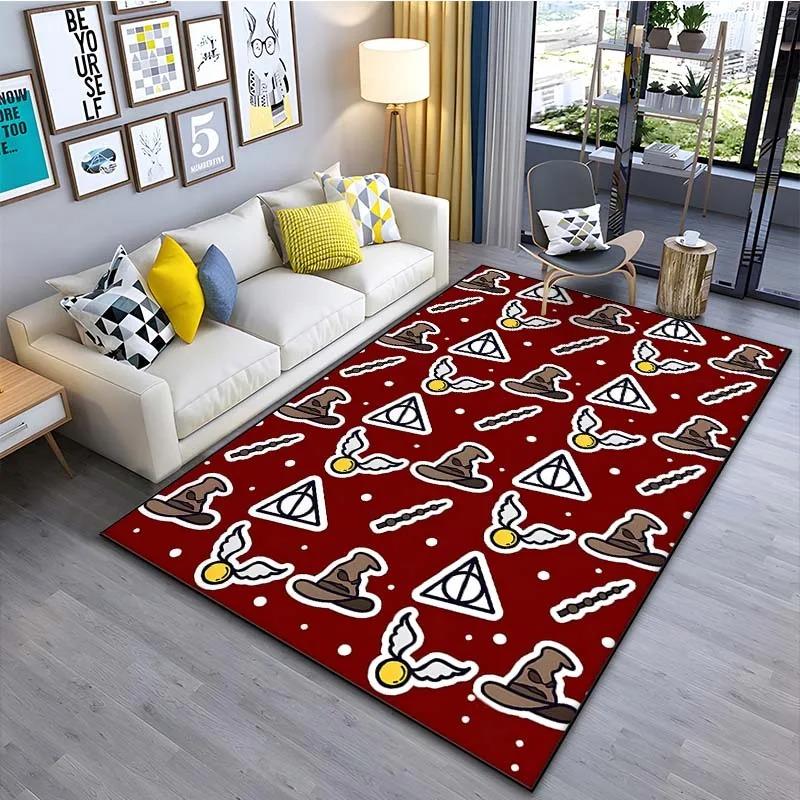 Funny Magic Pattern Carpet Soft Floor Rug for Kids Living Room Bedroom Sofa Doormat Decoration Non-slip Washable Large Size Mat