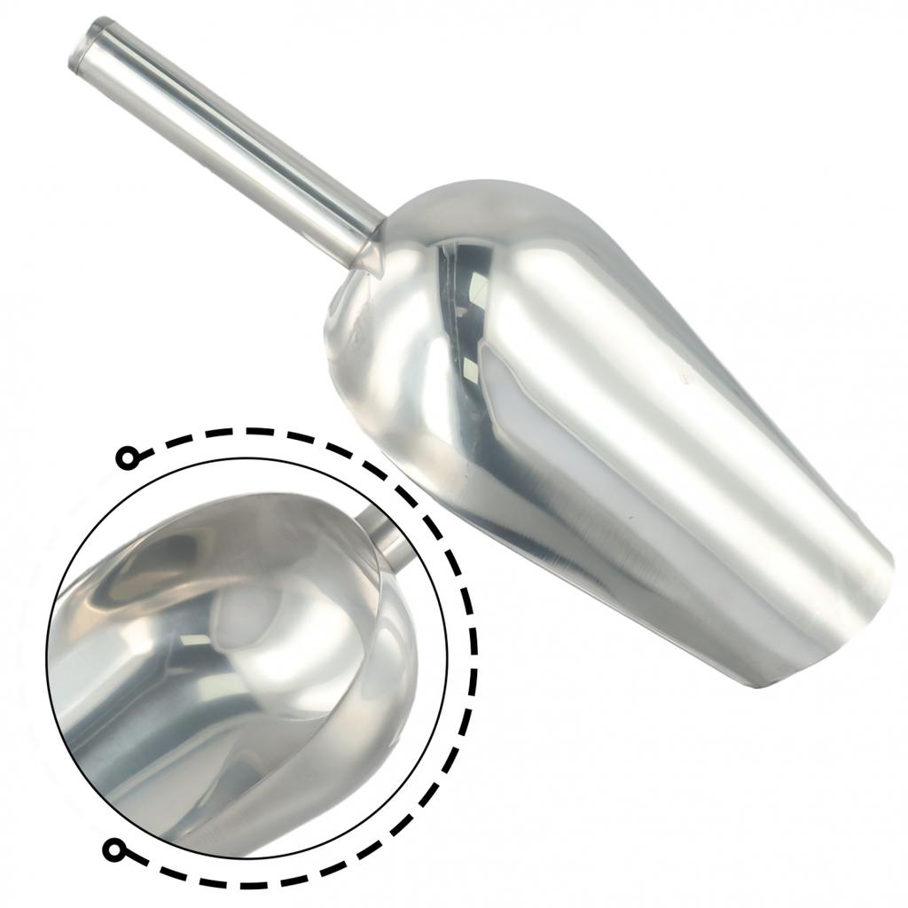 Stainless Steel Metal Wedding Candy Ice Cube Flour Hand Bar Buffet Scoop Tools