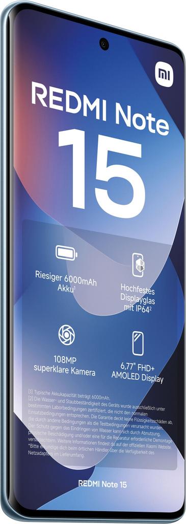 Smartphone Xiaomi Redmi Note 15 4G 6GB 128GB Glacier