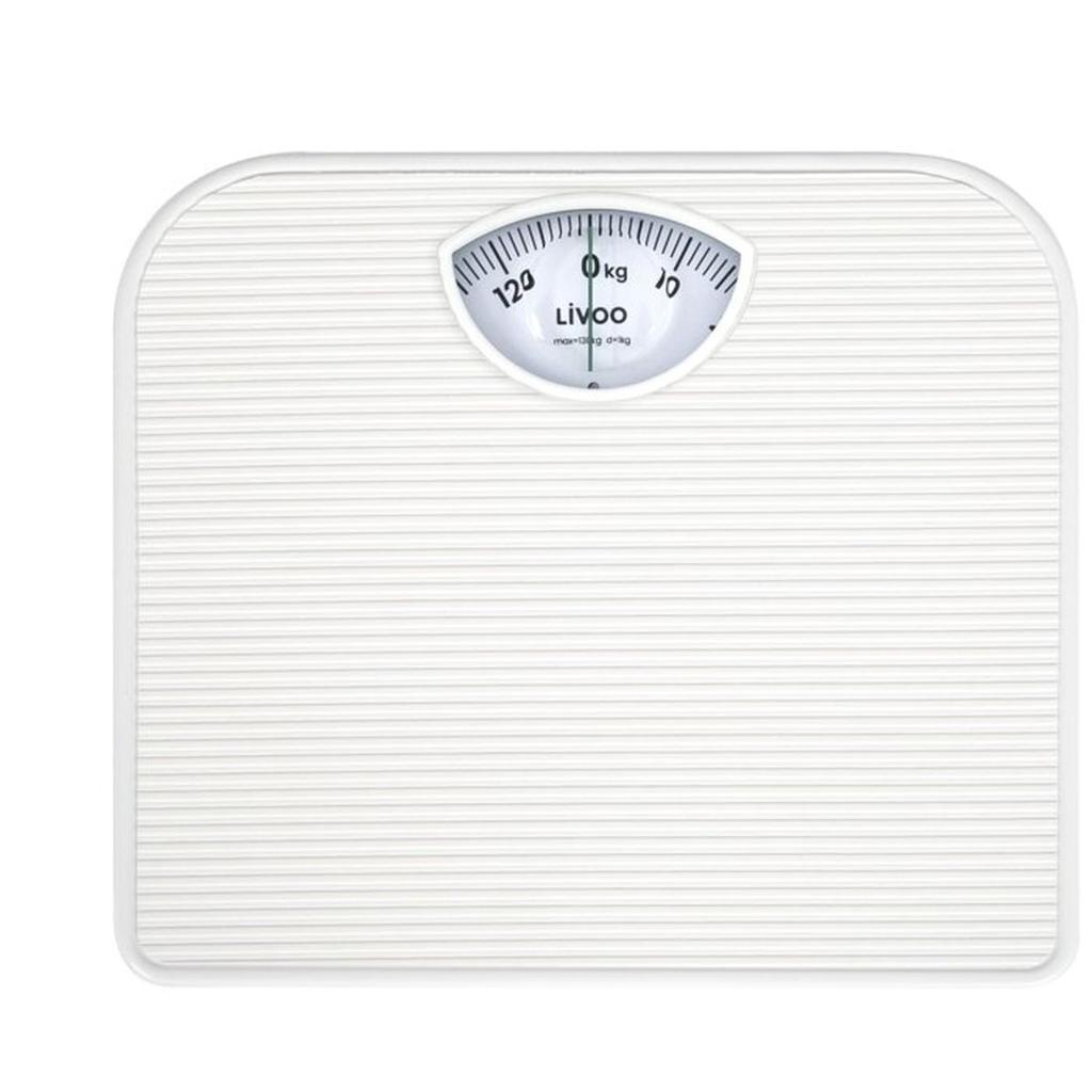 Pese-personne mécanique - LIVOO - DOM491 - Sans piles - Capacité 130 kg - Plateau antidérapant