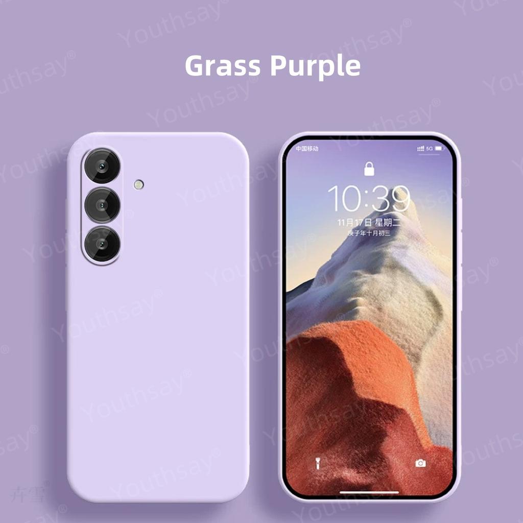 For Samsung Galaxy A27 Case Cover Samsung Galaxy A27 A37 A57 A17 Funda Coque Soft Original Liquid Silicone Back Case Samsung A27