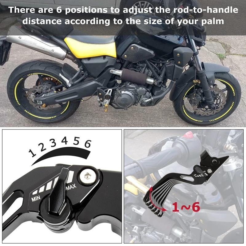 For Yamaha MT-03 2005-2009 Motorcycle Folding Extendable Brake Clutch Lever Handle Bar Moto