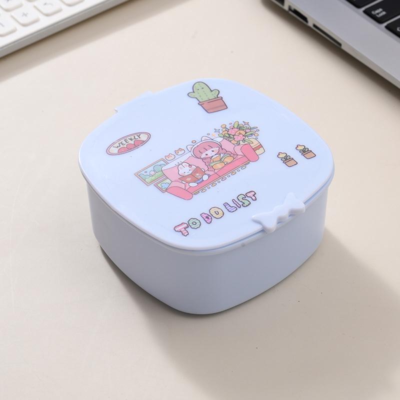 Jewelry Hair Clip Hair Band Storage Box Stackable Sundries Storage Organizer With Cover Dustproof Storage Case Home Organizer