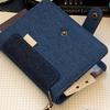 A7 Retro Denim Notebook Refillable Loose Leaf Handwritten Diary Reusable Casing Thick Paper Planner Journal Notebook Student