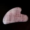 Heart-Shaped Rose Quartz Jade Facial Scraping Board