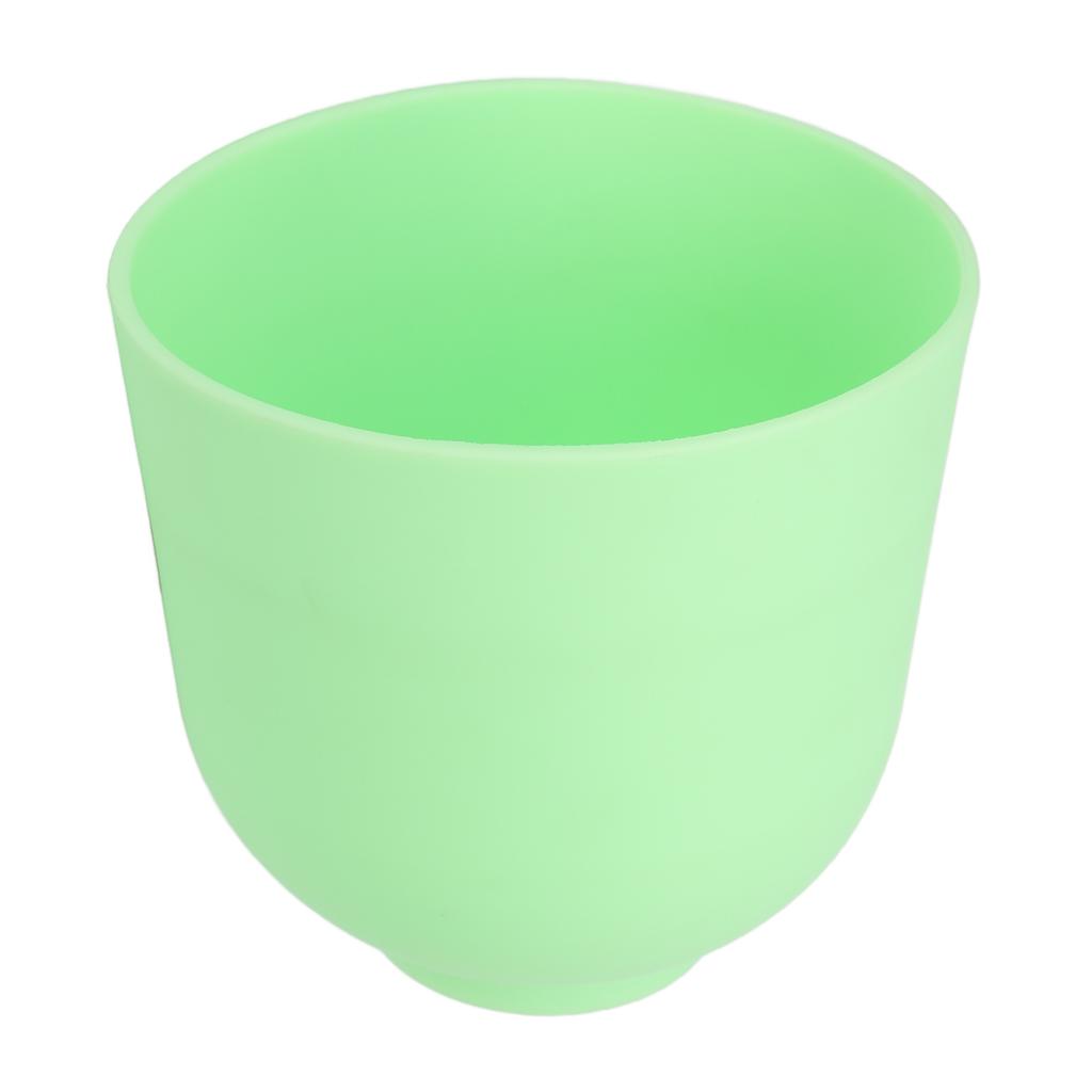 Facial Mixing Bowl DIY Silicone Mixing Pure Color Bowl for Facial Mask Cosmetic Beauty Tool Green
