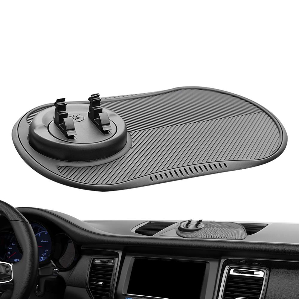 

Автомобильный коврик для приборной панели, держатель для телефона, подставка для телефона, многофункциональный держатель для сотового телефона, липкая подкладка, временный знак парковки автомобиля чёрный