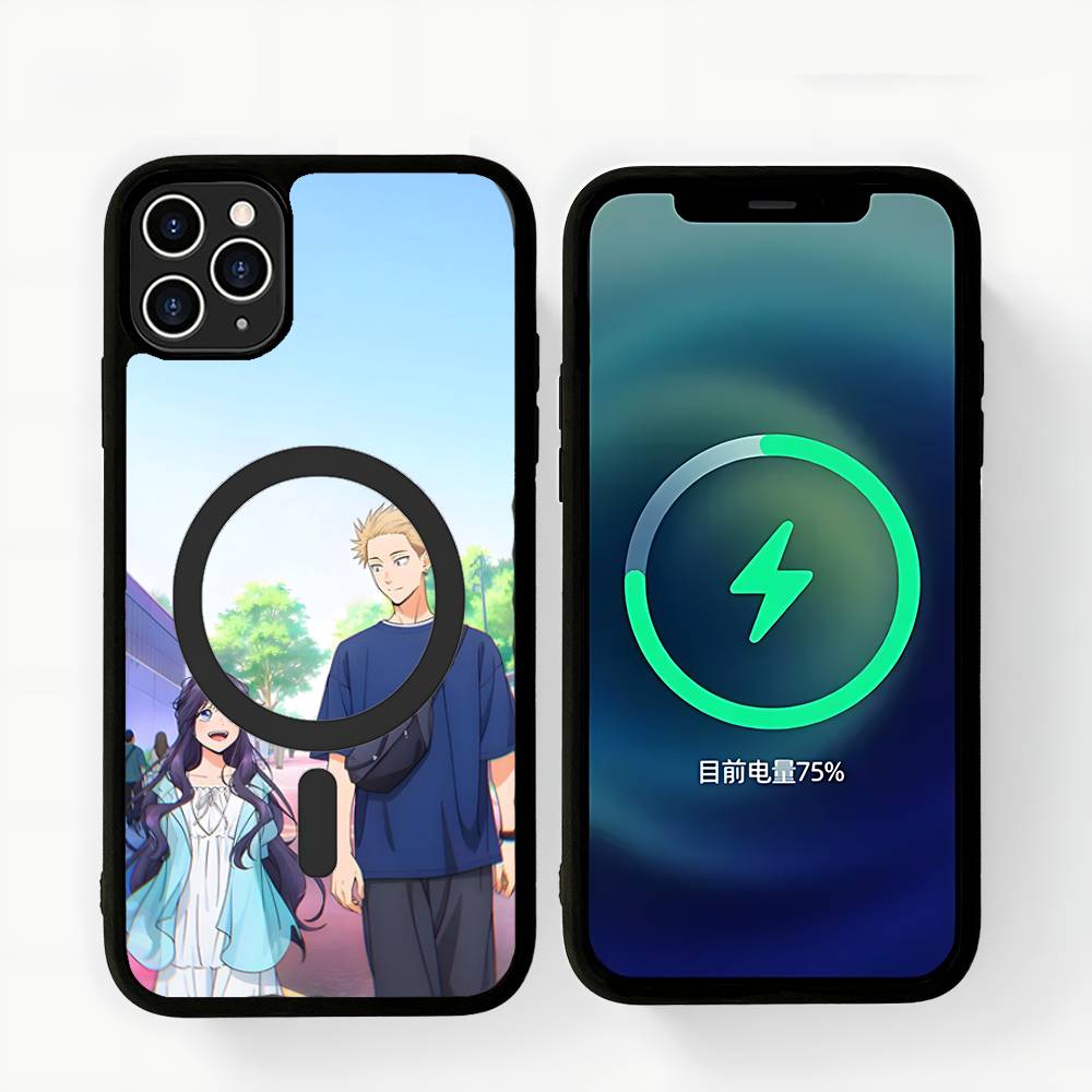Anime Cute Kaoruko And Rintarou For Magsafe Magnetic Phone Case for iPhone 17 16 15 14 13 12 11 Plus Pro Max PC+TPU Cover