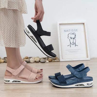 Mode Damen Sommer Sport Luftkissen Sandalen Weiblich 2024 Lässige Plateau Schuhe Weiche Keile Schuhe Luxus Sandalen Sandalias Mujer