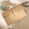 Durable Thickened Kraft Paper Envelopes String Tie Closure A4 A5 A6 Sizes Invoice Document Storage Pouch for Office Workers