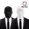 Chapéu Preto de Cobertura Facial Completa Sem Furo Mulheres Homens Cs Touca Balaclava Proteção Solar UV Festival Adereços de Cosplay Fantasias Máscara Completa Spandex